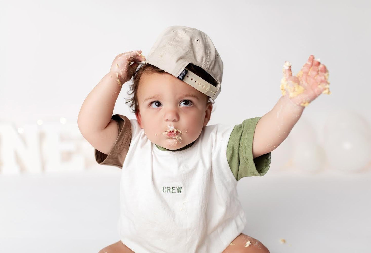 Custom Embroidered Colorblock T - Shirt Romper - Little Joy Co.