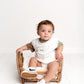 Custom Embroidered Colorblock T - Shirt Romper - Little Joy Co.