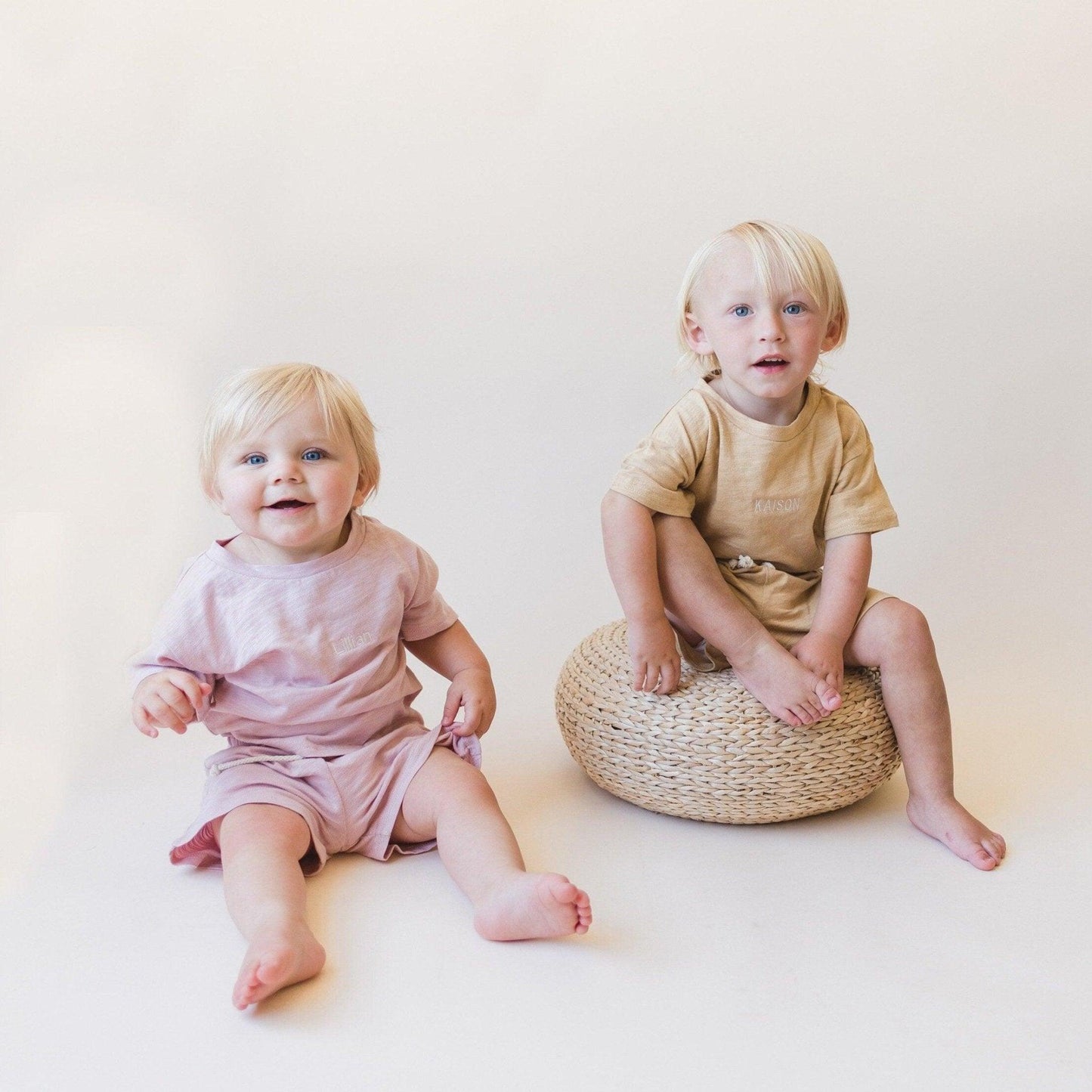 Custom Embroidered Organic Cotton Set - Little Joy Co.