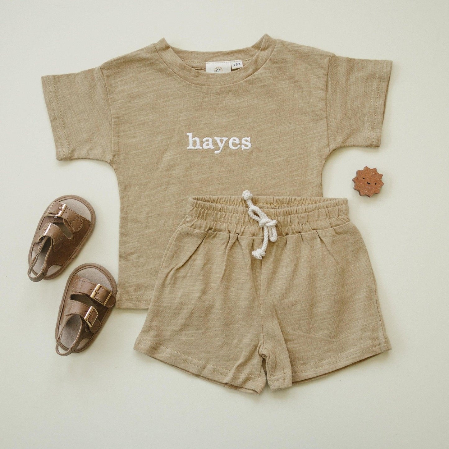 Custom Embroidered Organic Cotton Set - Little Joy Co.