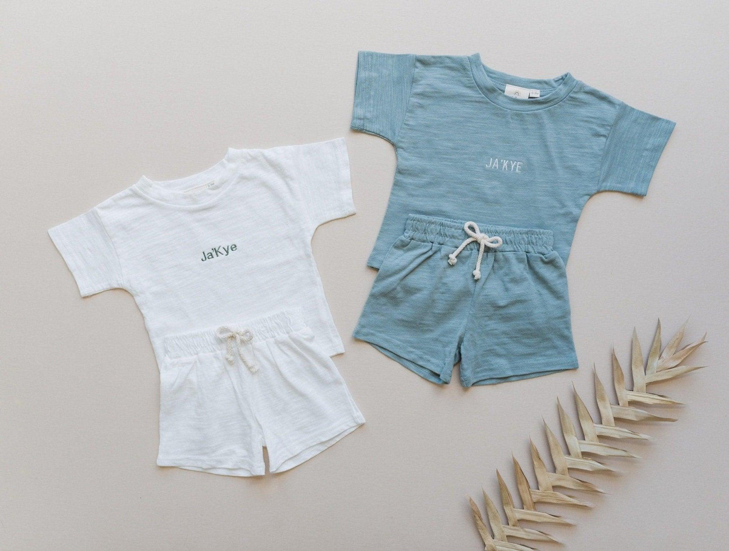 Custom Embroidered Organic Cotton Set - Little Joy Co.