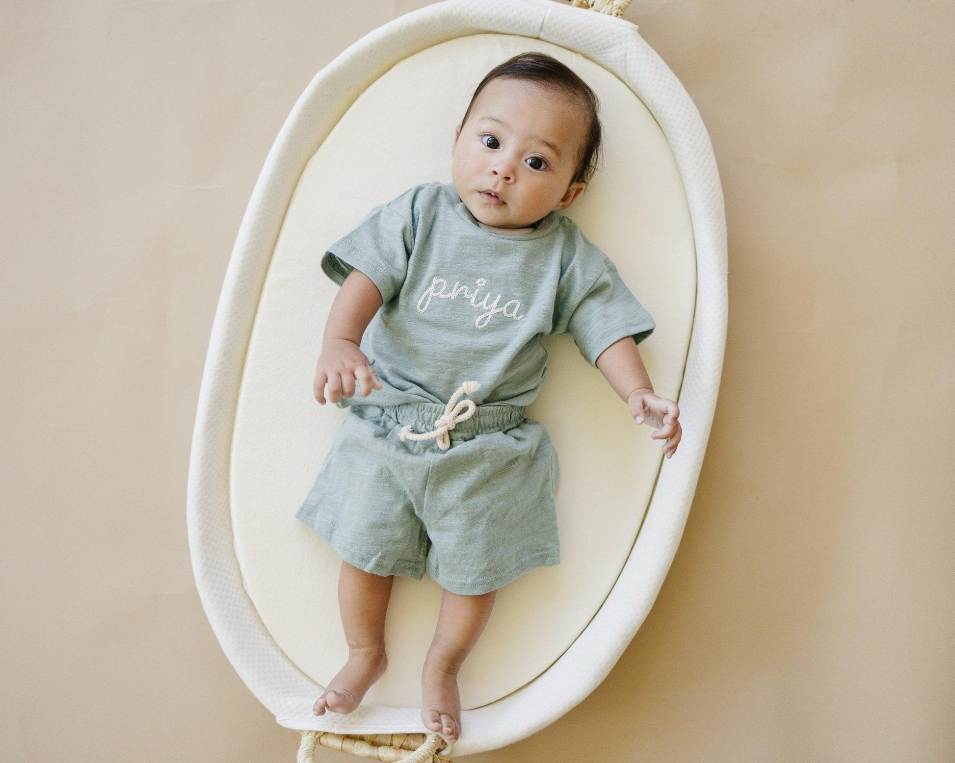 Custom Embroidered Organic Cotton Set - Little Joy Co.