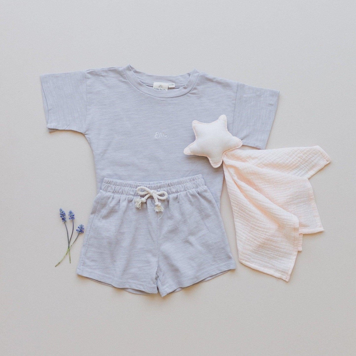 Custom Embroidered Organic Cotton Set - Little Joy Co.