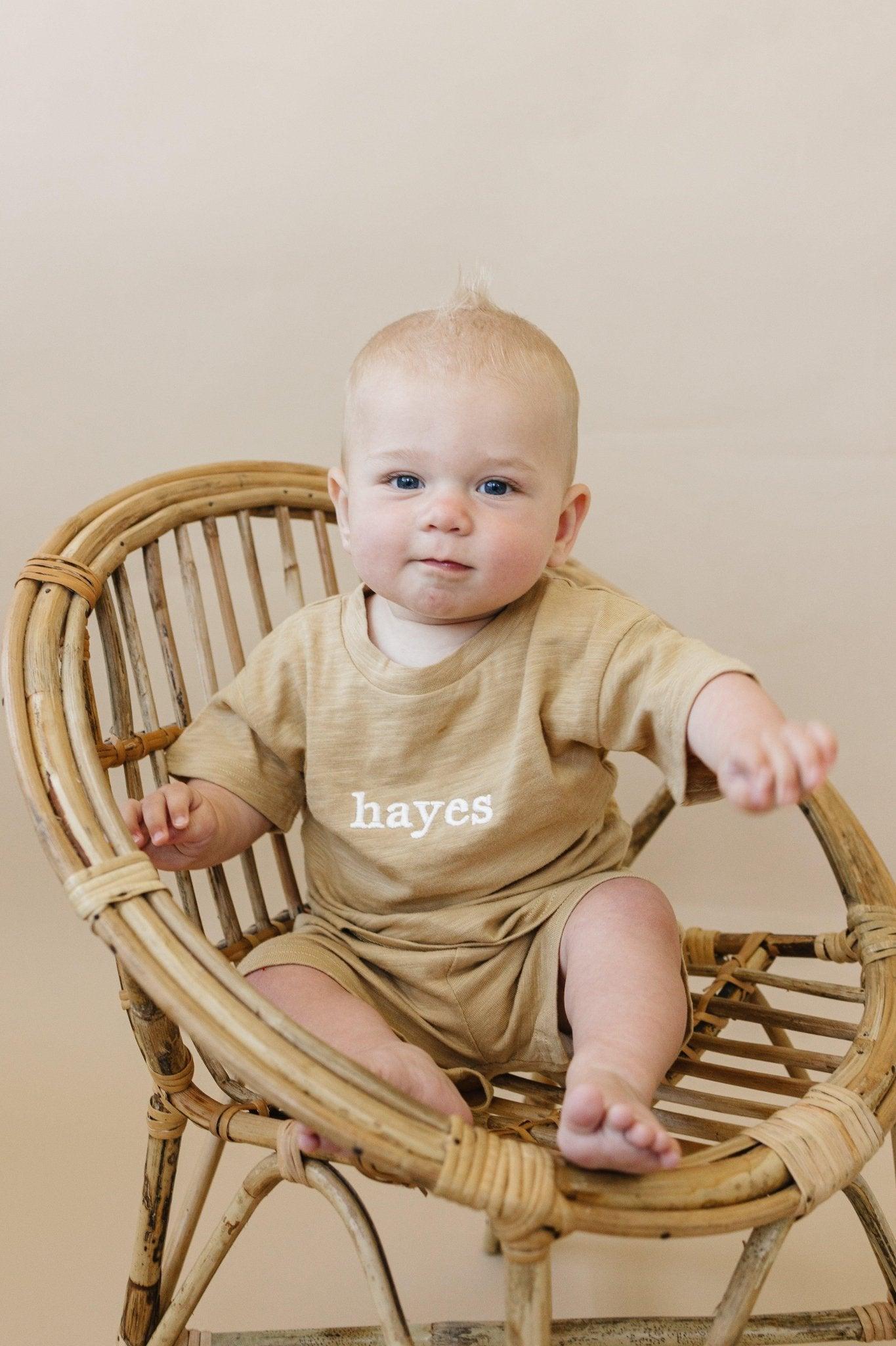 Custom Embroidered Organic Cotton Set - Little Joy Co.