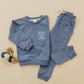 Custom Embroidered Organic Cotton Sweatsuit - Little Joy Co.