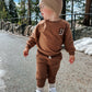 Custom Embroidered Organic Cotton Sweatsuit - Little Joy Co.