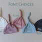 Custom Embroidered Ribbed Newborn Hat - Little Joy Co.