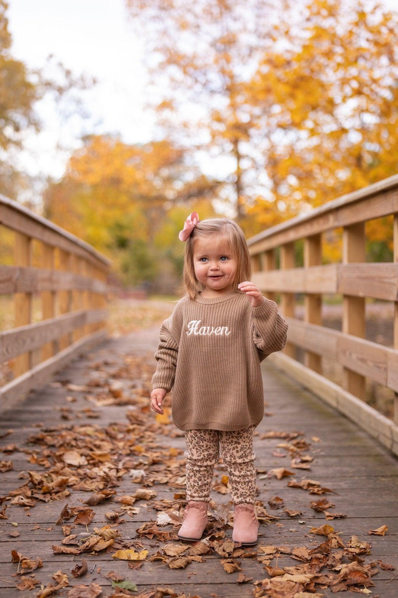 Custom Embroidered Sweater - more colors - Little Joy Co.