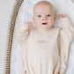 Custom Embroidered Sweatshirt Romper - Little Joy Co.