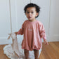 Custom Embroidered Sweatshirt Romper - more colors - Little Joy Co.