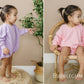 Custom Embroidered Sweatshirt Romper - more colors - Little Joy Co.