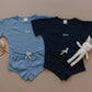 Custom Embroidered Waffle Knit Set - Little Joy Co.