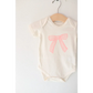 Cutesy Bow Baby Onesie