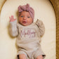 Custom Embroidered Knit Sweater Romper