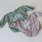 Daddy's Girl Sweatshirt Romper - more colors - Little Joy Co.