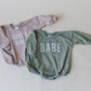 Daddy's Girl Sweatshirt Romper - more colors - Little Joy Co.