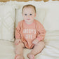 Daddy's Girl Sweatshirt Romper - more colors - Little Joy Co.