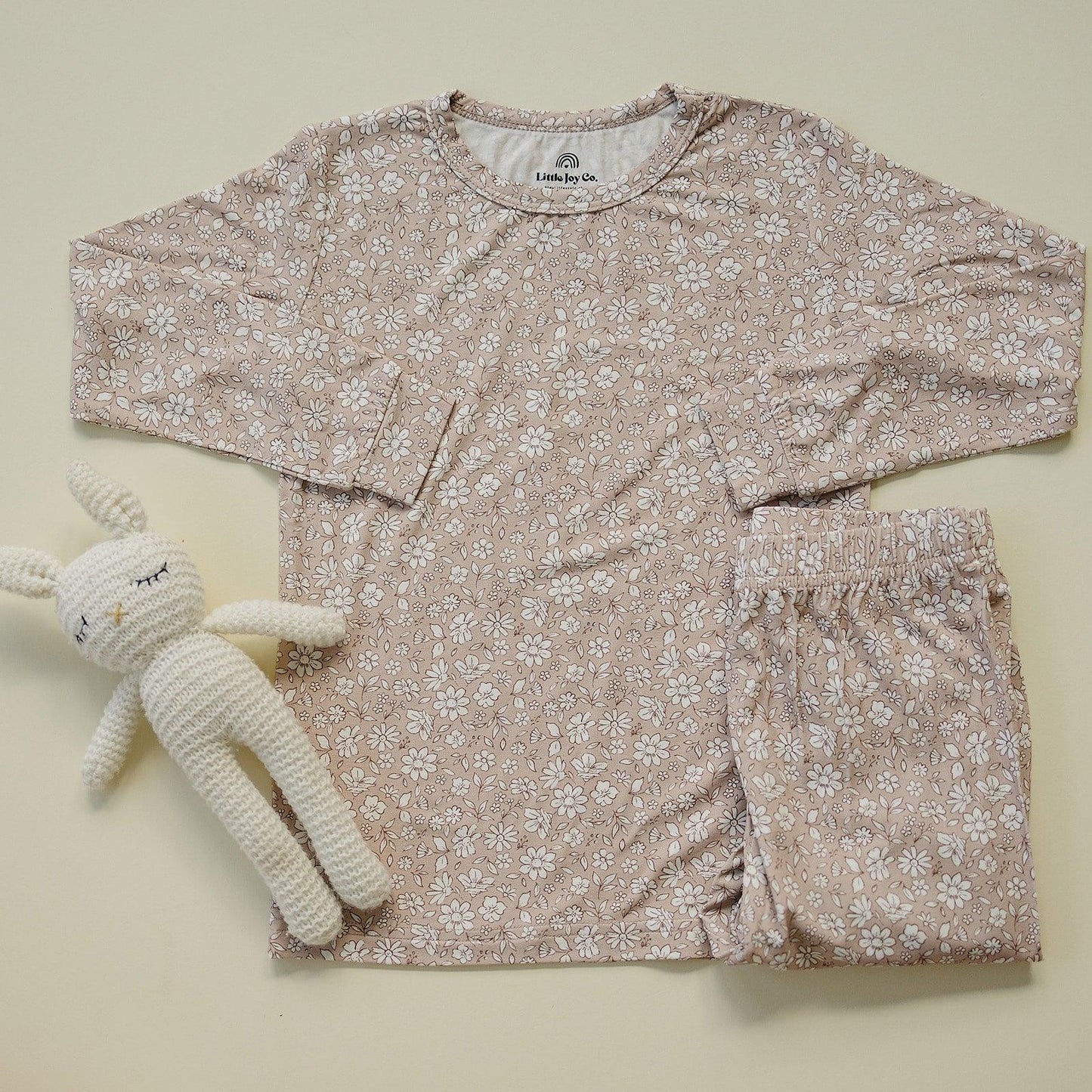 Dainty Ditsy 2pc Bamboo Pajamas - Little Joy Co.