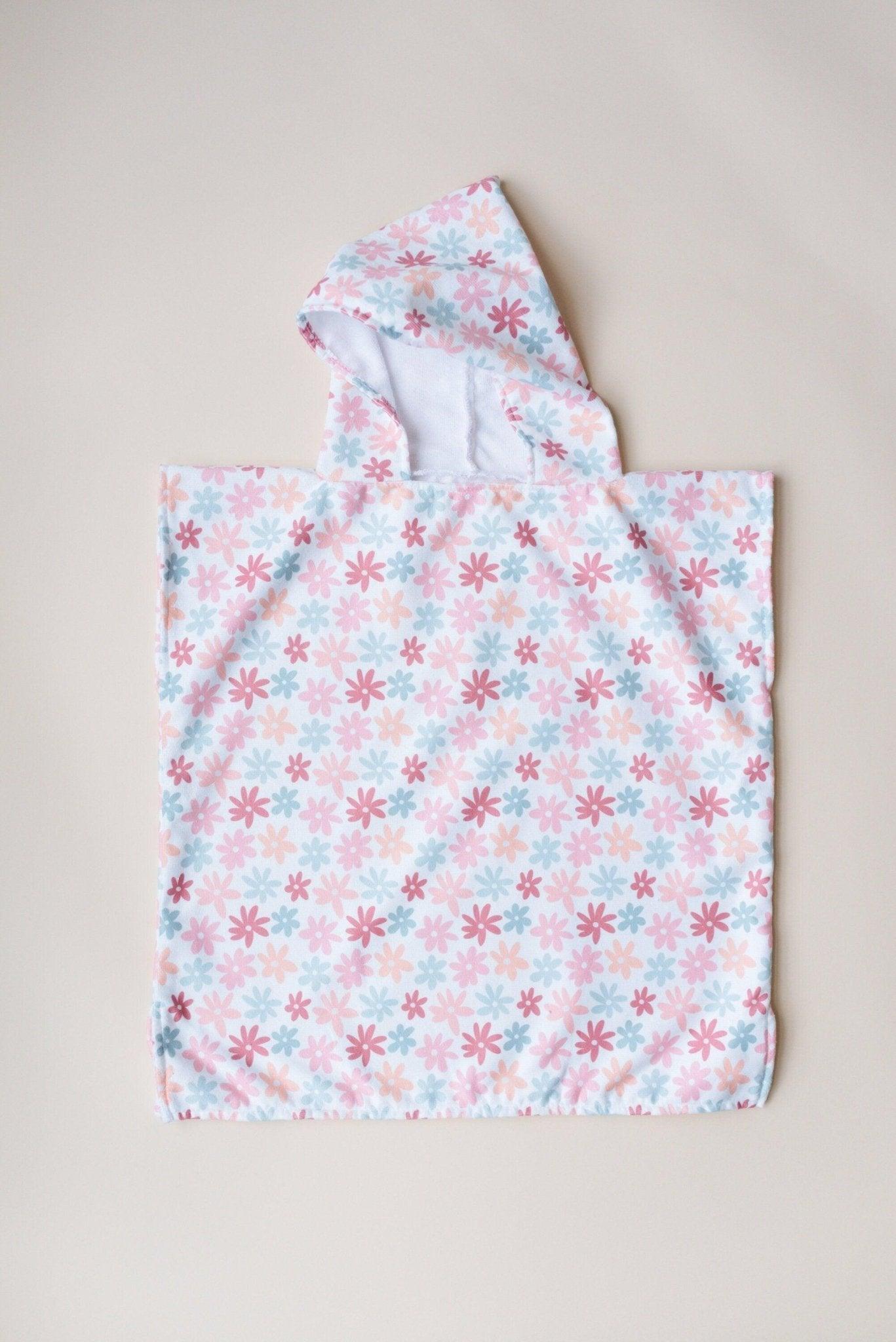 Daisy Beach Towel Poncho - Little Joy Co.