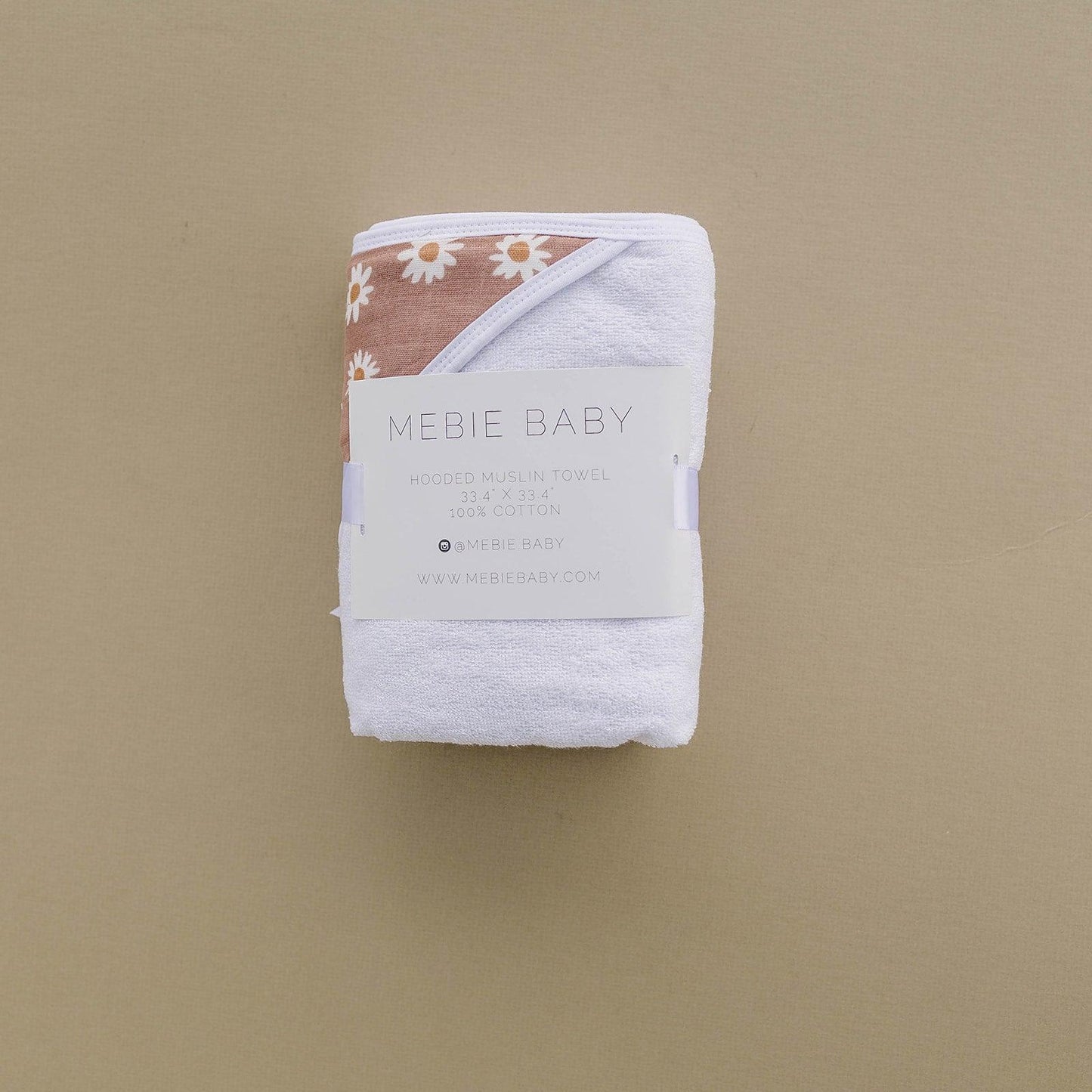 Daisy Dream Muslin Hooded Towel - Little Joy Co.