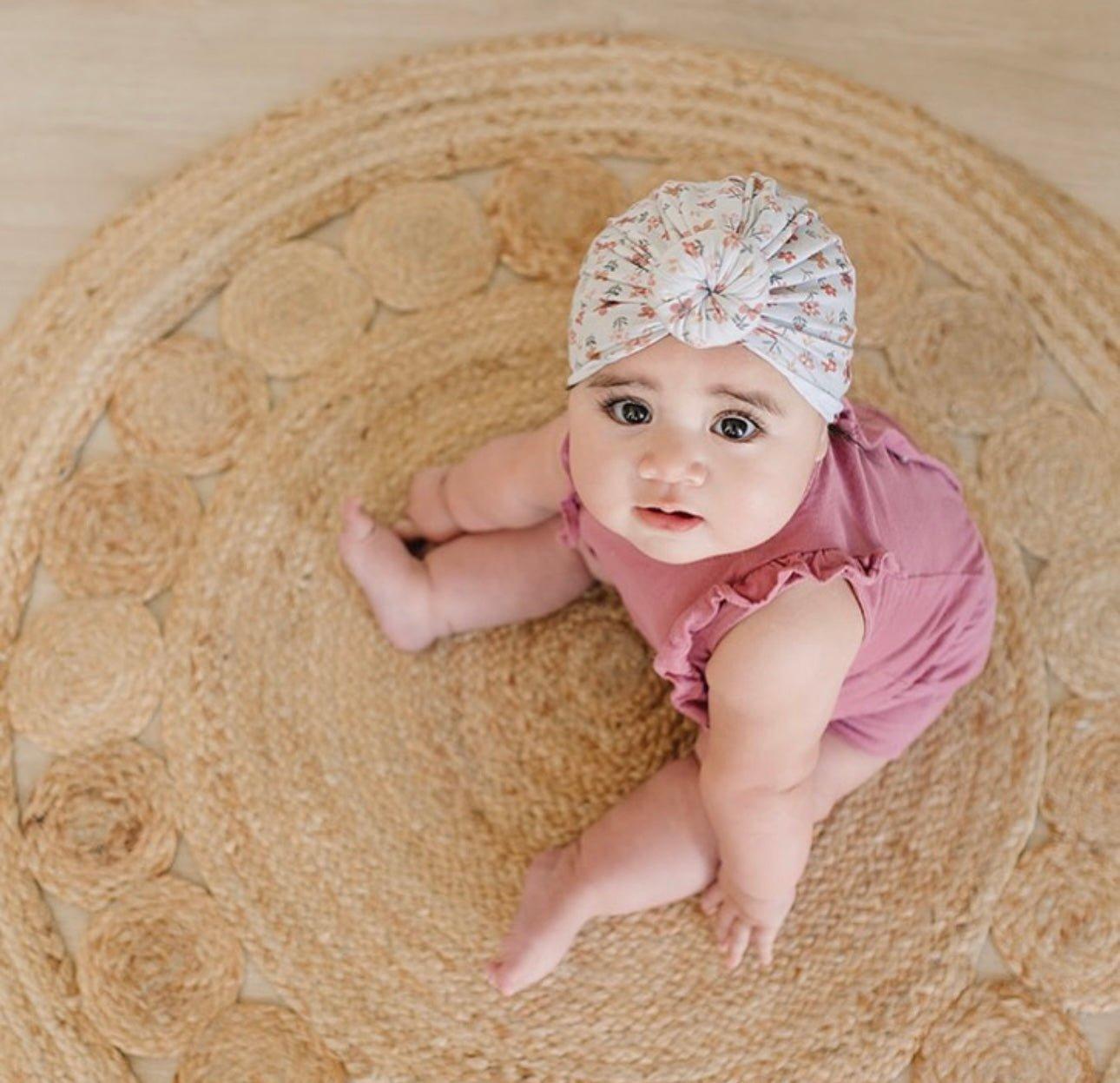 Daisy Knot Turban - Little Joy Co.