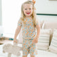 Darling Ditsy 2pc Bamboo Pajamas *see size notes - Little Joy Co.