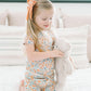 Darling Ditsy 2pc Bamboo Pajamas *see size notes - Little Joy Co.