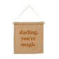 darling you're magic hang sign