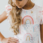 Over the Rainbow S/S Ruffle Tee