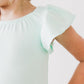 Pastel Green S/S Flutter Sleeve Leotard