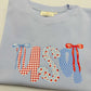 Coquette USA 4th of July Tee or Bubble Romper