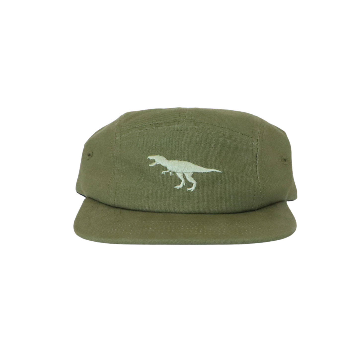 T-Rex Cotton Five-Panel Hat in Green