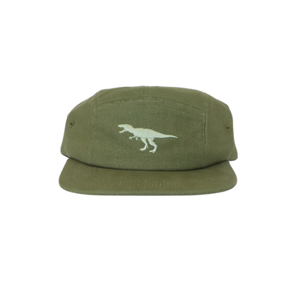 T-Rex Cotton Five-Panel Hat in Green