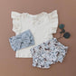 Dusty Blue Classic Bow - Little Joy Co.