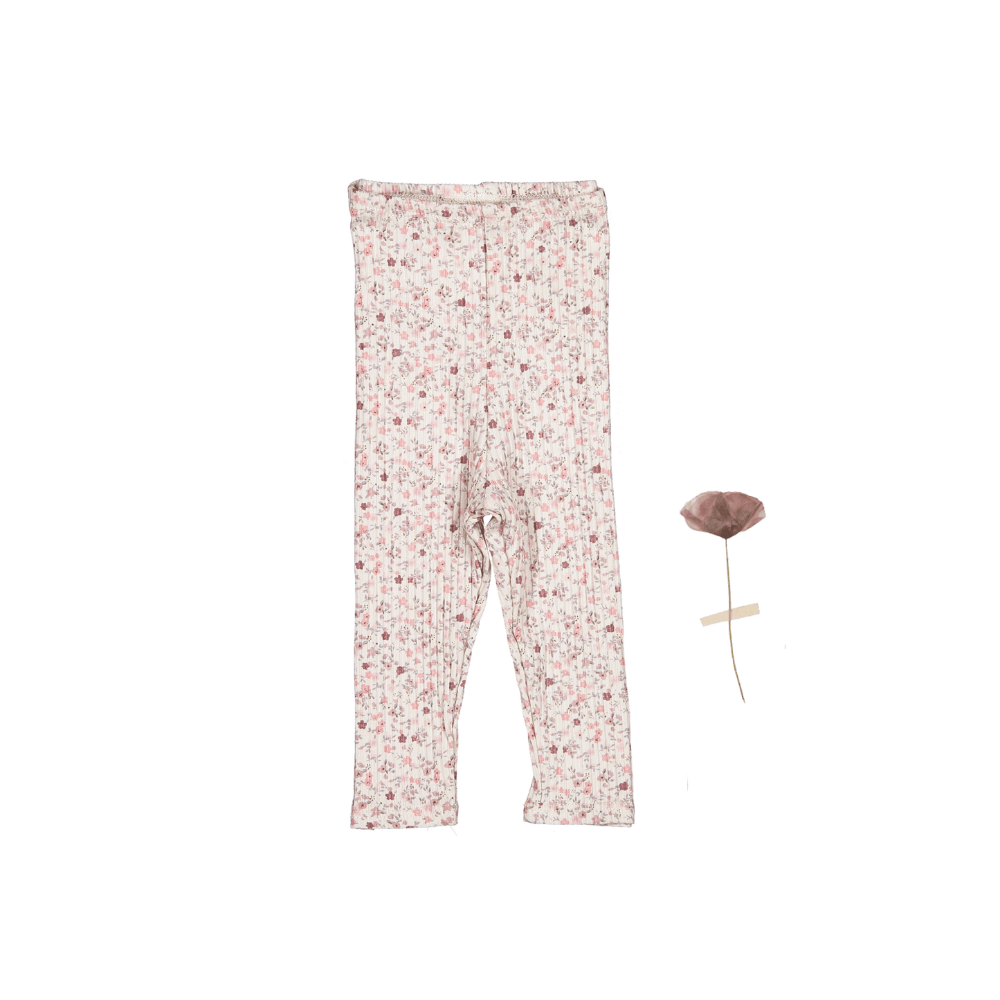 The Printed Legging - Dusty Mauve Floral