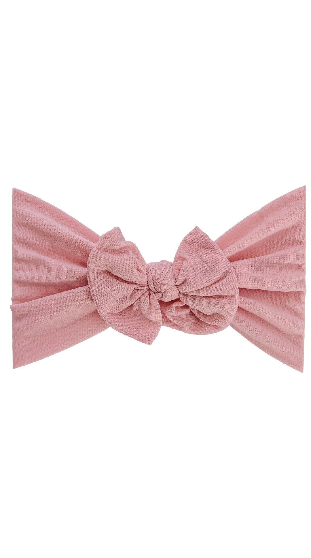 Dusty Pink Classic Bow - Little Joy Co.