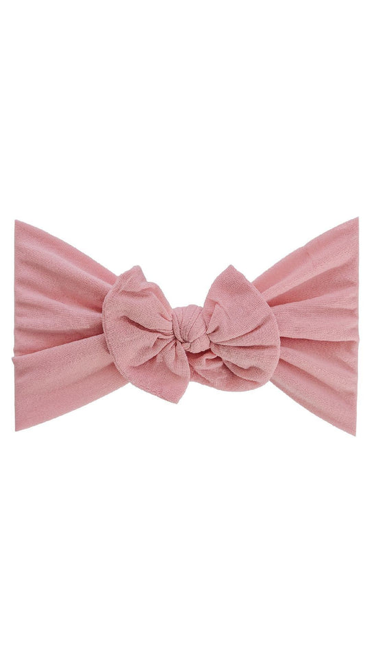 Dusty Pink Classic Bow - Little Joy Co.