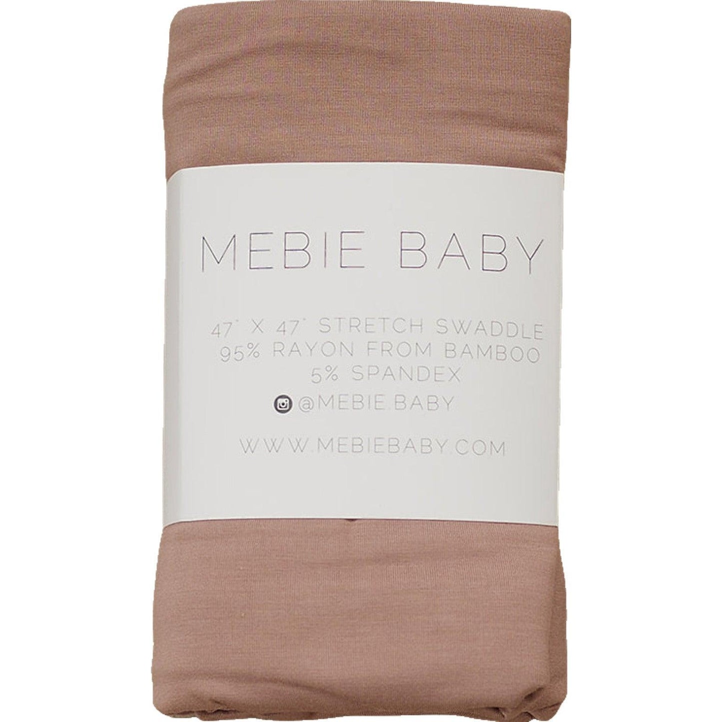 Dusty Rose Bamboo Stretch Swaddle - Little Joy Co.