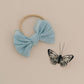 Dusty Blue Vintage Bow