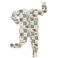 Harvest Hedgehogs Bamboo Zippy Pajamas
