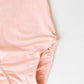 Peach S/S Flutter Sleeve Leotard