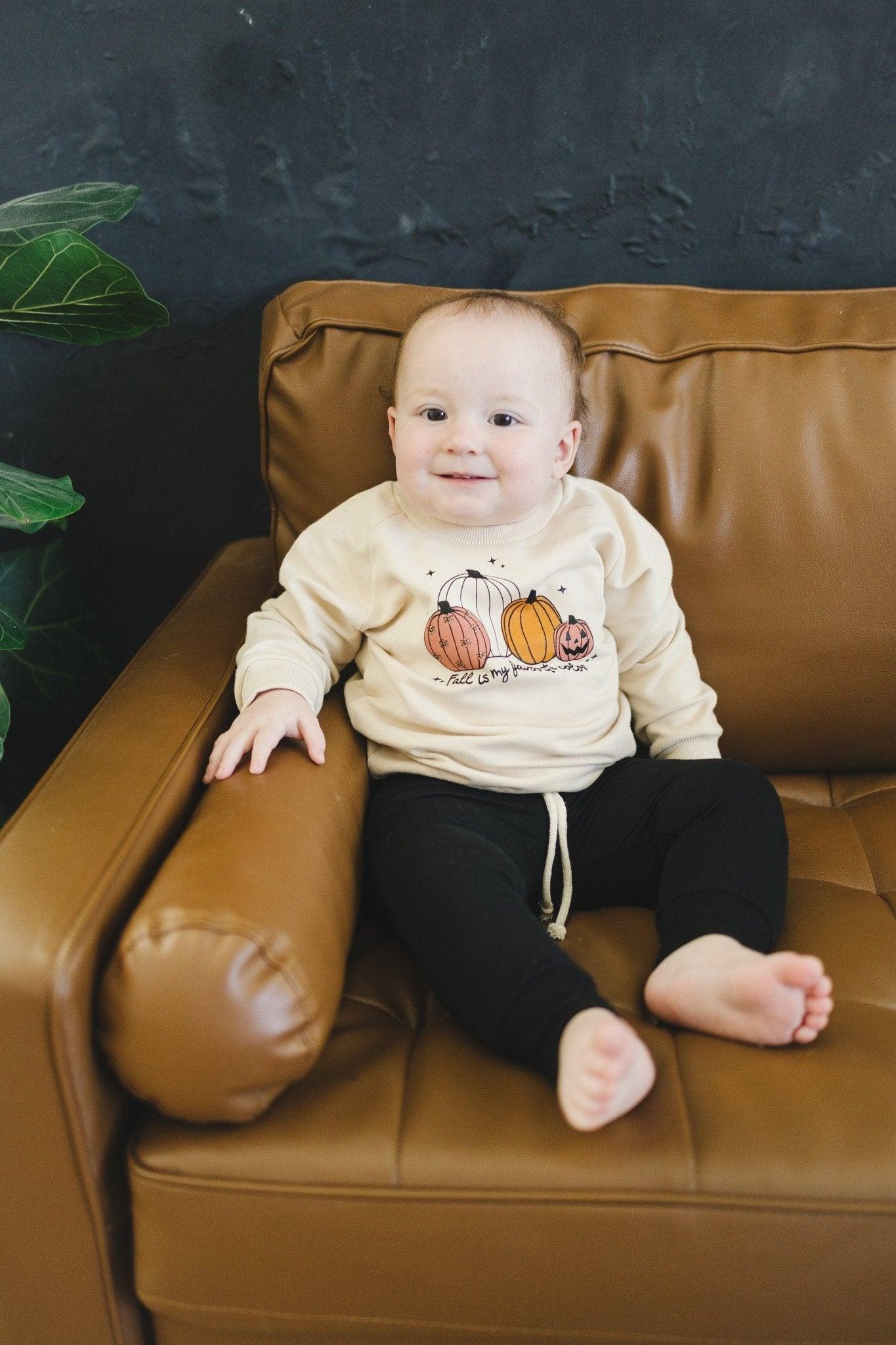 Fall Is My Favorite Color Organic Cotton Crewneck - Little Joy Co.