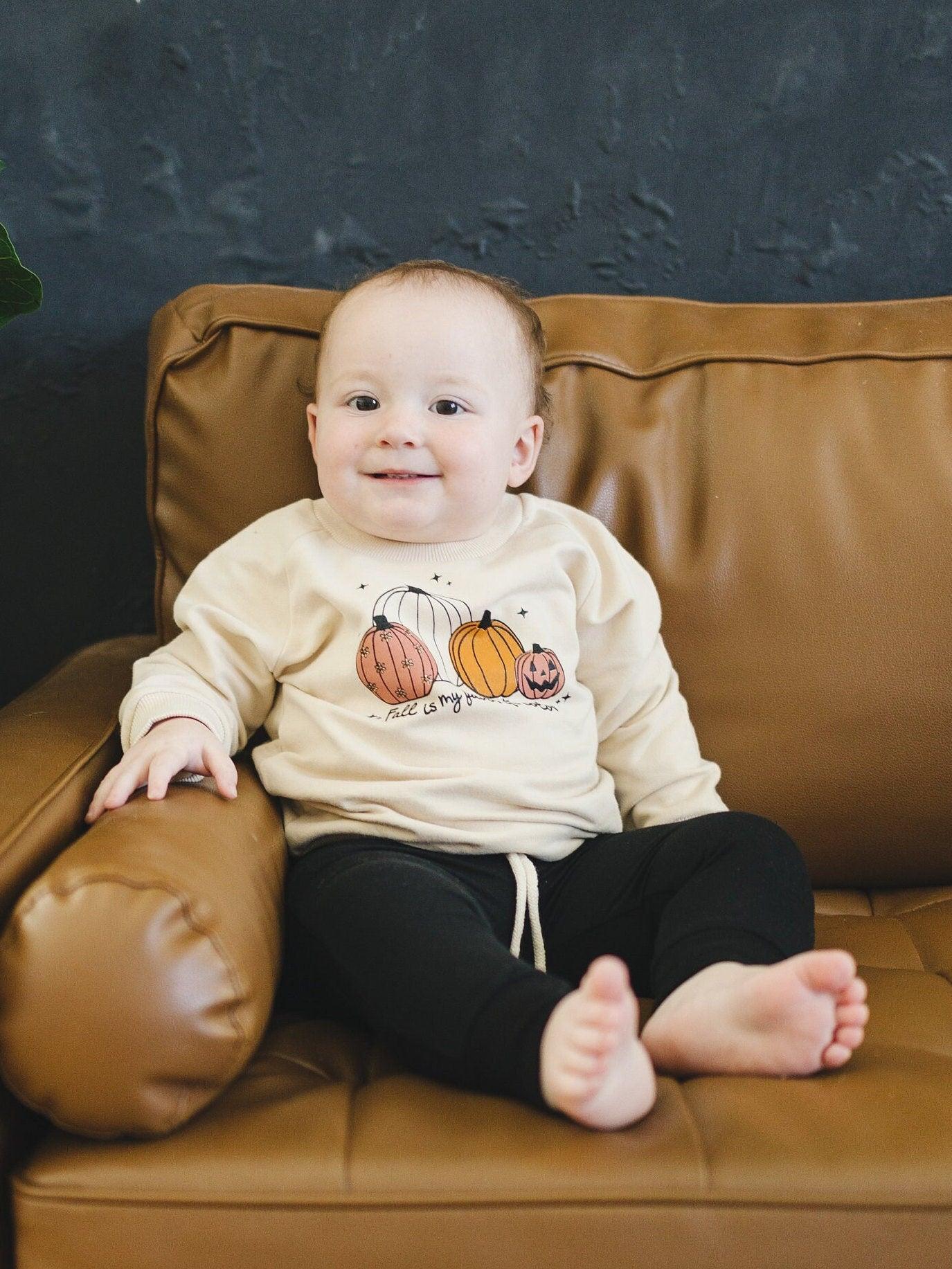 Fall Is My Favorite Color Organic Cotton Crewneck - Little Joy Co.