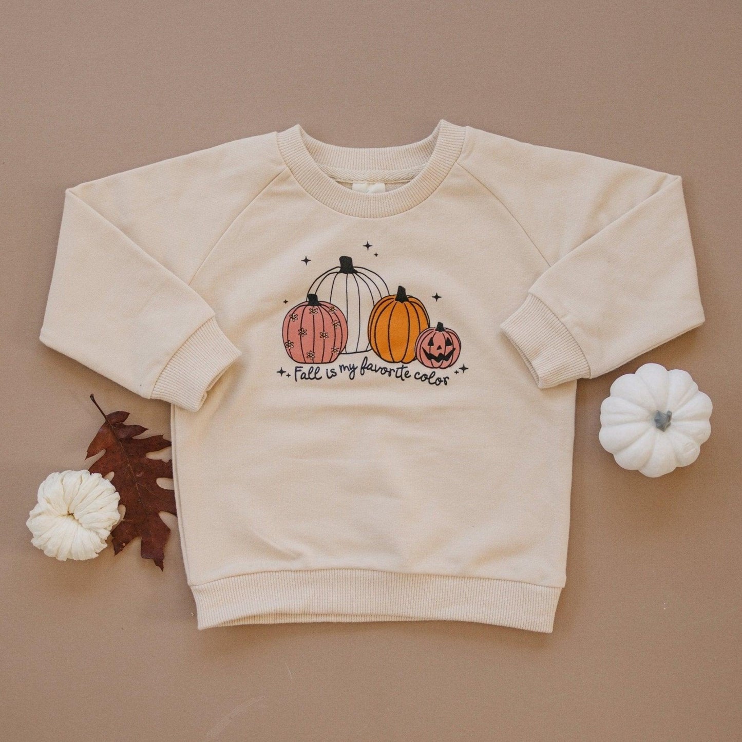 Fall Is My Favorite Color Organic Cotton Crewneck - Little Joy Co.