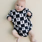 Bubble Romper | Charcoal Bolts