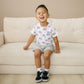 Flag Print Bamboo Pocket Tee & Shorts - Little Joy Co.