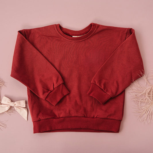 Valentine's Day Teddy Bear Crewneck Sweatshirt or Romper - Red or Cream