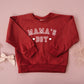 Valentine's Day Mama's Boy Crewneck Sweatshirt or Romper - Red or Cream