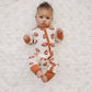 Football Print Bamboo Zippy Romper - Little Joy Co.