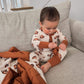 Football Print Quilted Bamboo Blanket - 1.0 Tog - Little Joy Co.